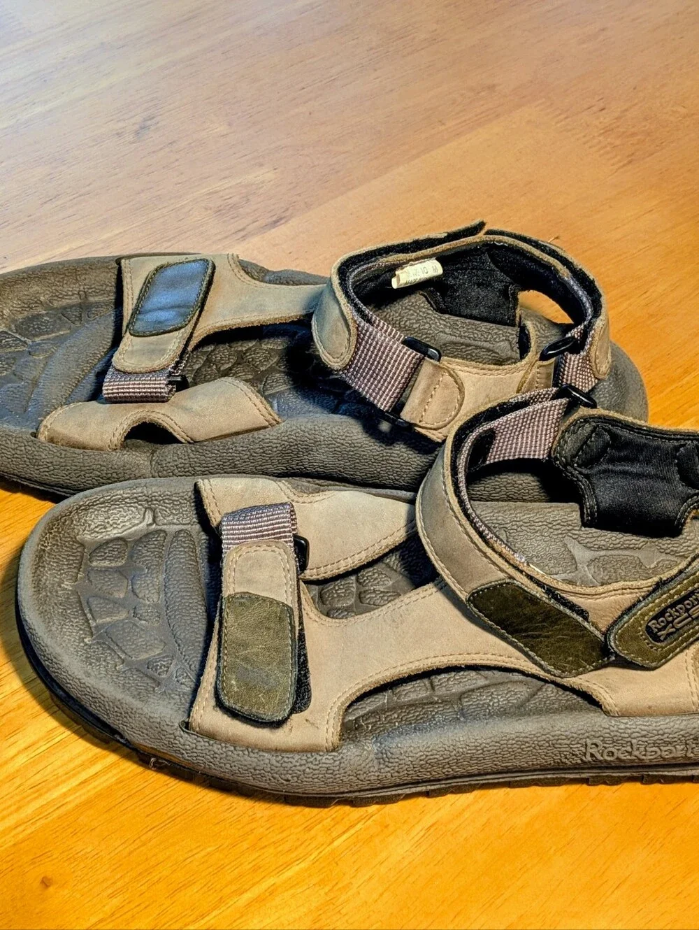 Rockport XCS Sandals Men's 10 Brown Casual Outdoor Summer Hiking Walking Strappy